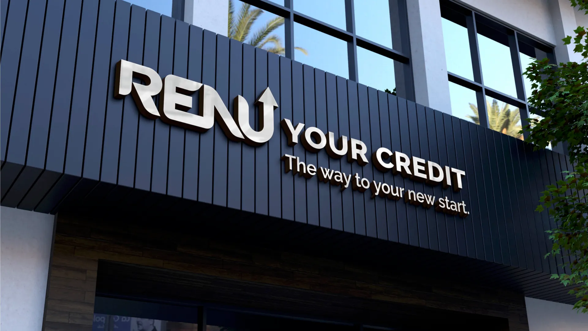 RENU Your Credit building sign 2